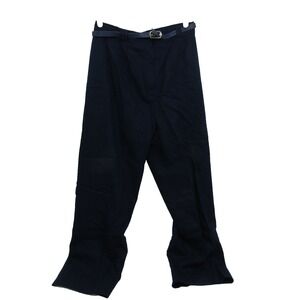 Panther Ladies‎ Navy Blue  High Rise Wool Blend Pants Size 13/14 Vintage